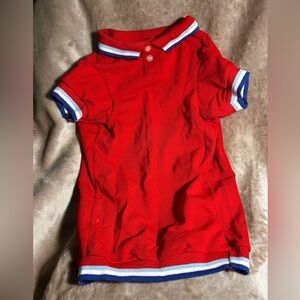 Red Pet collared T-shirt, pet signature apparel size large no tags